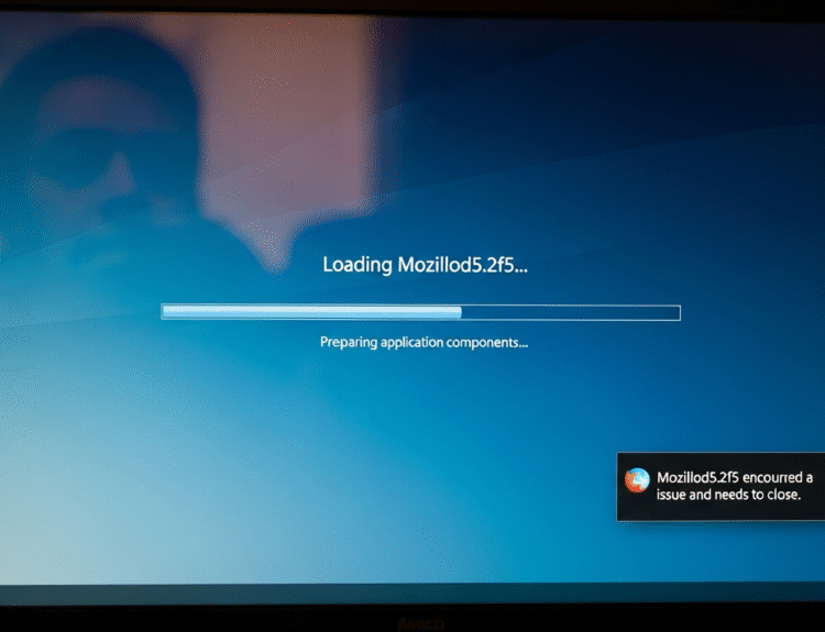 Mozillod5.2f5 Loading Issues